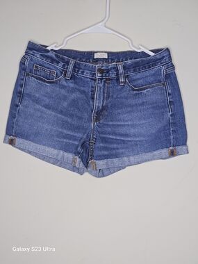 J. Crew Women's Denim Rolled Hem Shorts - Blue 27